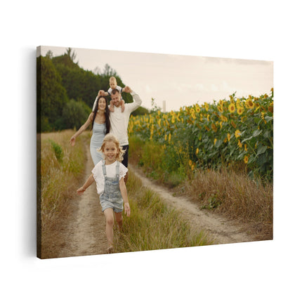 Eigen foto op canvas