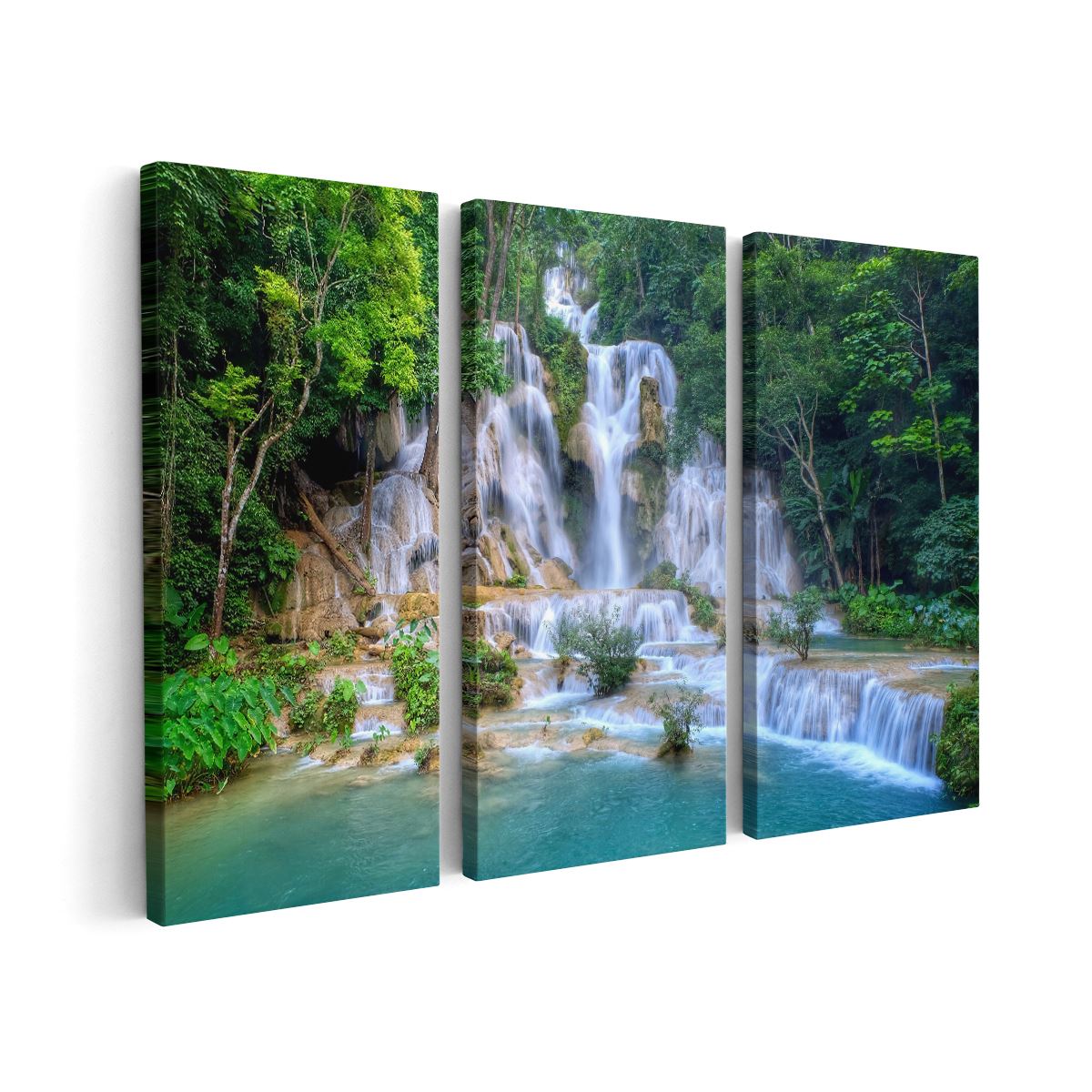 Schilderij canvas waterval set van 5 stuks kopen Schilderij canvas waterval set van 5 stuks kopen