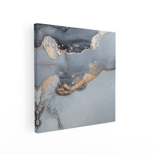 Canvas schilderij vierkant Abstracte Kunst Grijs Marmer