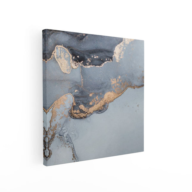 Canvas schilderij vierkant Abstracte Kunst Grijs Marmer