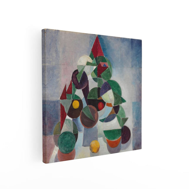 Canvas schilderij vierkant Compositie I - Stilleven - Theo van Doesburg