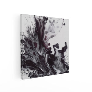 Canvas schilderij vierkant Zwart Wit Kunstwerk