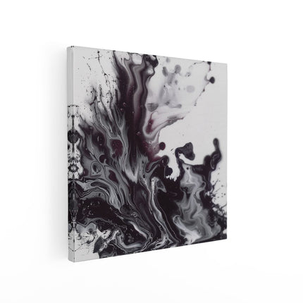 Canvas schilderij vierkant Zwart Wit Kunstwerk