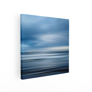 Canvas schilderij vierkant Wazig Beeld van de Oceaan