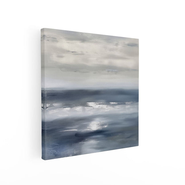 Canvas schilderij vierkant Abstract Kunstwerk van de Oceaan