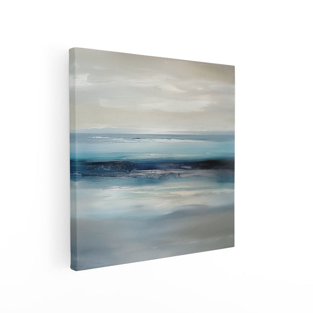 Canvas schilderij vierkant Abstract Kunstwerk van de Oceaan