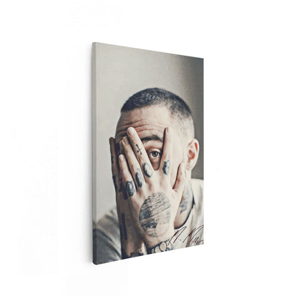 Canvas schilderij vooraanzicht Mac Miller