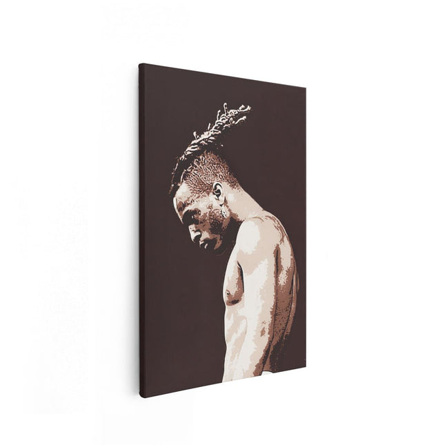 Canvas schilderij vooraanzicht XXXTentacion 