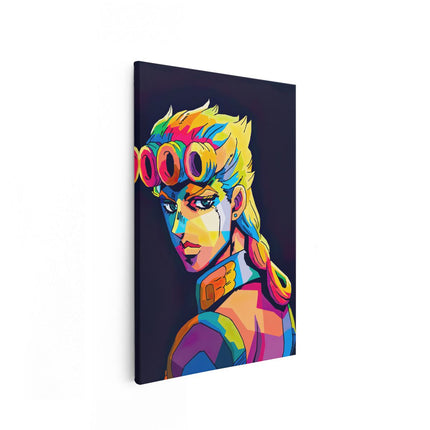 Canvas schilderij vooraanzicht JoJo's Bizarre Adventure Anime Karakter