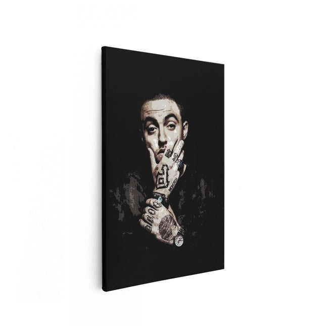Canvas schilderij vooraanzicht Mac Miller
