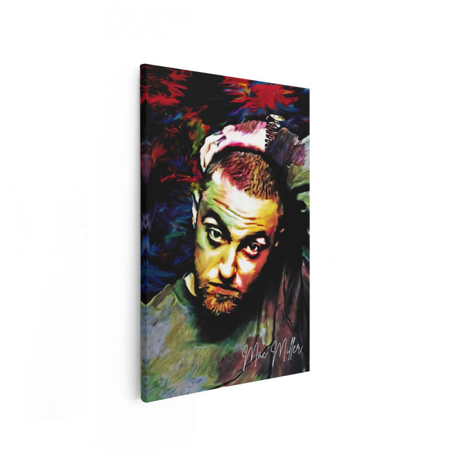Canvas schilderij vooraanzicht Mac Miller