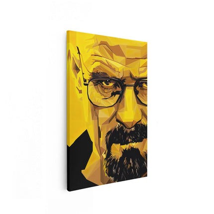 Canvas schilderij vooraanzicht Walter H. White uit Breaking Bad
