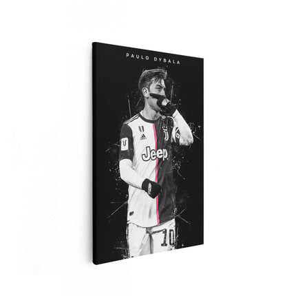 Canvas schilderij vooraanzicht Paulo Dybala bij Juventus