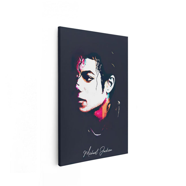 Canvas schilderij vooraanzicht Michael Jackson