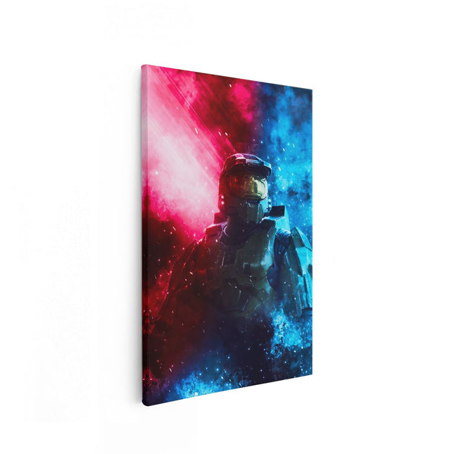 Canvas schilderij vooraanzicht Game Halo Combat Evolved