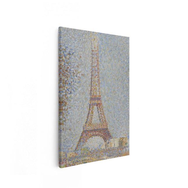Canvas schilderij vooraanzicht De Eiffeltoren - Georges Seurat