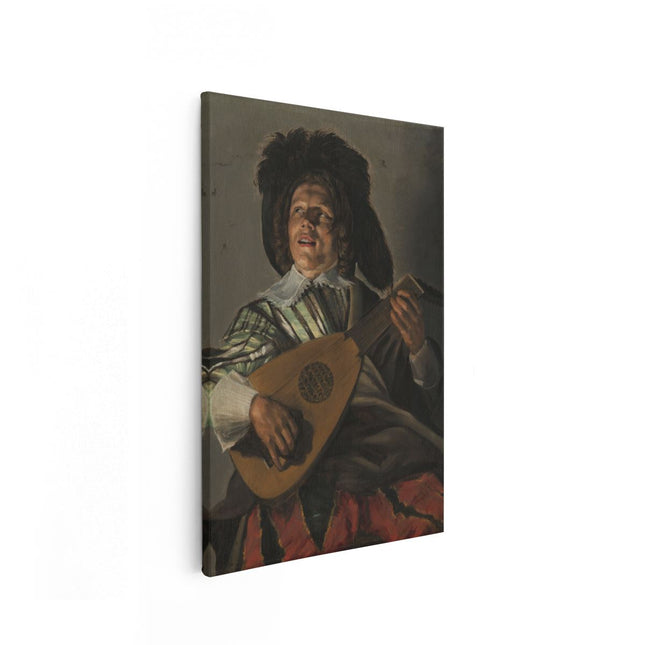 Canvas schilderij vooraanzicht De Serenade - Judith Leyster