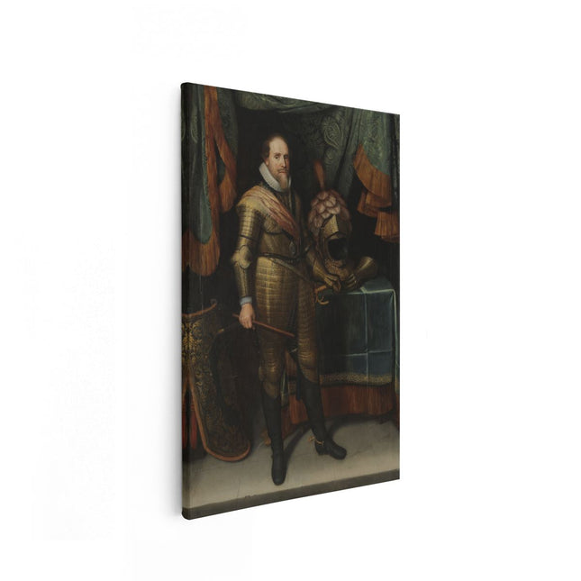 Canvas schilderij vooraanzicht Maurits, Prins van Oranje - Michiel Jansz. van Mierevelt