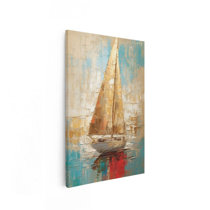 Canvas schilderij vooraanzicht Zeilboot Canvas schilderij vooraanzicht