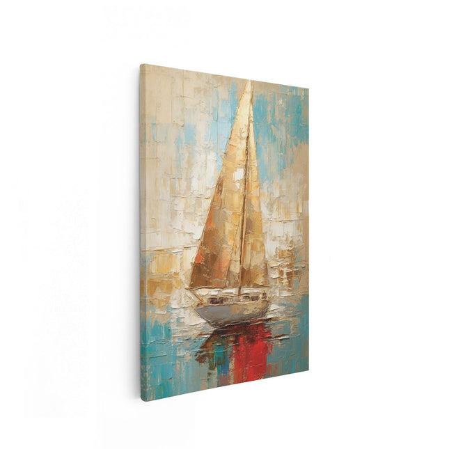 Canvas schilderij vooraanzicht Zeilboot Canvas schilderij vooraanzicht