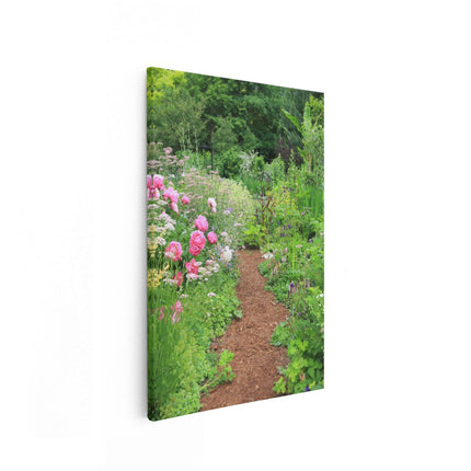 Canvas schilderij vooraanzicht Wilde Tuin