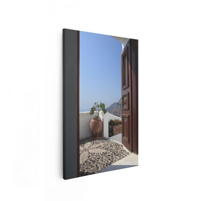 Canvas schilderij vooraanzicht Balkon III 