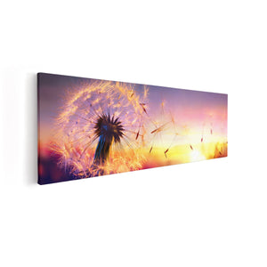 Canvas Schilderij Vooraanzicht Schilderij Weg Omringd Met Bomen In Het Bos