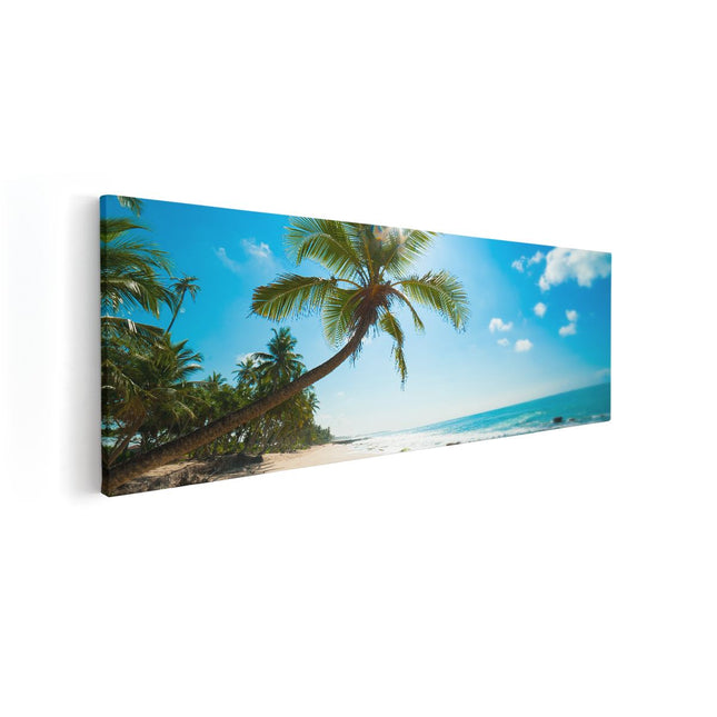 Canvas Schilderij Vooraanzicht Schilderij Kunstwerk van Engelenvleugels op een Canvas