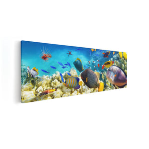 Canvas Schilderij Vooraanzicht Schilderij 