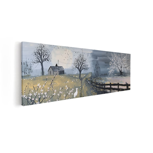 Canvas Schilderij Vooraanzicht Schilderij 