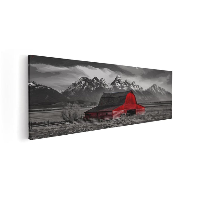 Canvas Schilderij Vooraanzicht Schilderij 