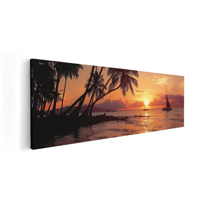 Canvas Schilderij Vooraanzicht Schilderij 