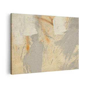 Canvas schilderij vooraanzicht Abstracte Kunst van een Cementen Muur