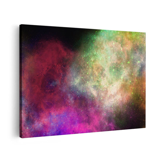 Canvas schilderij vooraanzicht Abstracte Kunst - Luxueuze Marmer 