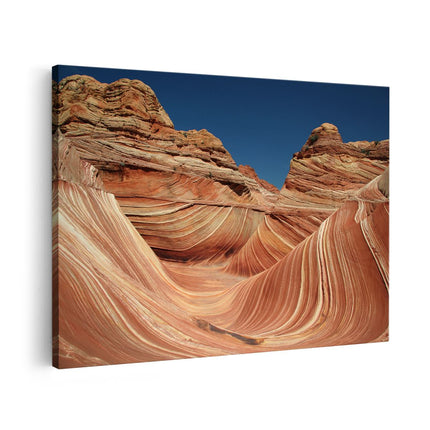 Canvas schilderij vooraanzicht Nationaal Monument Canyon Cliffs