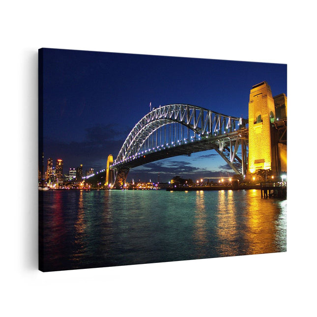 Canvas schilderij vooraanzicht Brug Sydney
