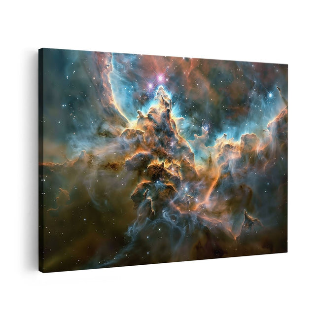 Canvas schilderij vooraanzicht Afbeelding van een Nevel