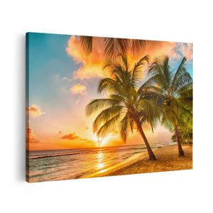 Canvas schilderij vooraanzicht Summer Night