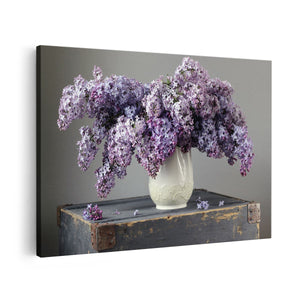 Canvas schilderij vooraanzicht Seringen