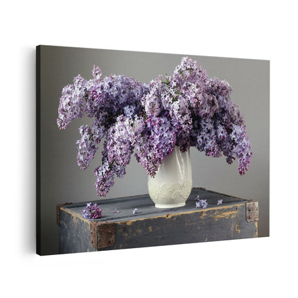 Canvas schilderij vooraanzicht Seringen