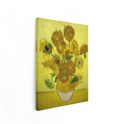 Canvas Schilderij Staand Zonnebloemen - Vincent van Gogh