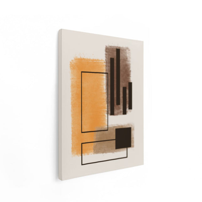 Canvas Schilderij Staand Abstracte Kunst Bobo