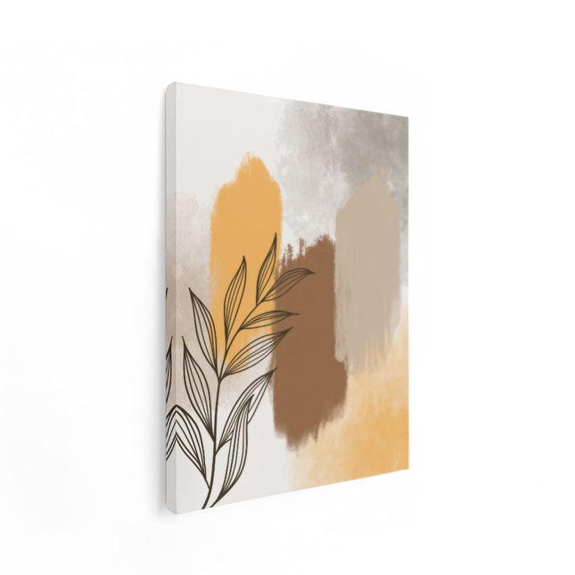 Canvas Schilderij Staand Abstracte Kunst Bobo