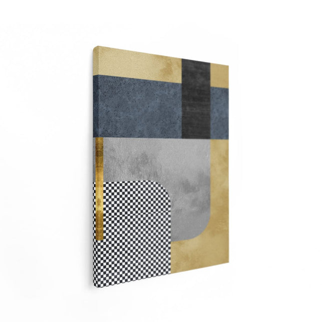 Canvas Schilderij Staand Abstracte Kunst