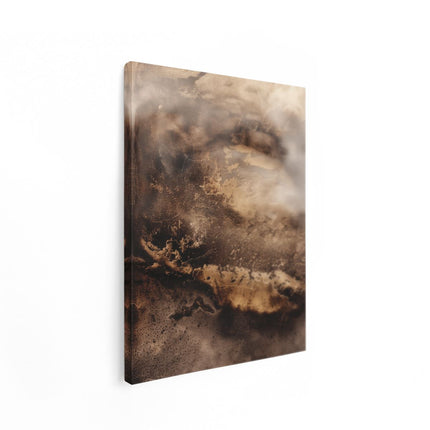 Canvas Schilderij Staand Er is een Vliegtuig in de Lucht