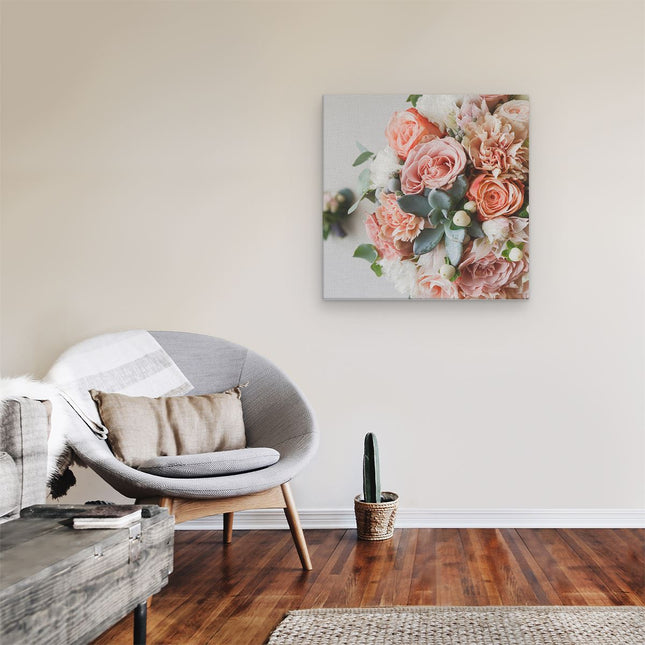 Canvas schilderij kamer Bloemen In Vaas - Boeket