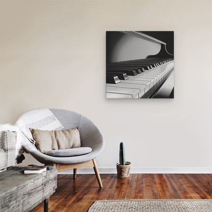 Canvas schilderij kamer Pianotoetsen - Noten - Piano