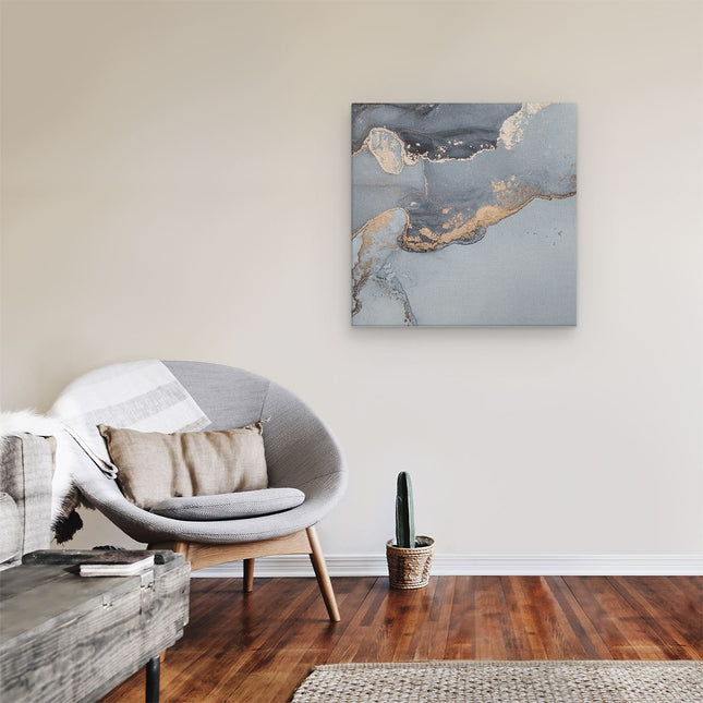 Canvas schilderij kamer Abstracte Kunst Grijs Marmer