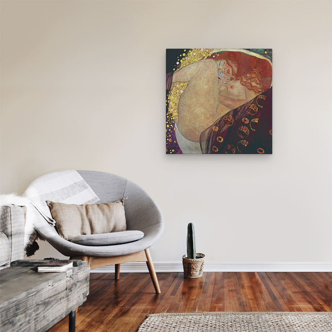 Canvas schilderij kamer Danaë - Gustav Klimt