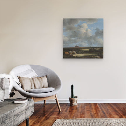 Canvas schilderij kamer Gezicht op Haarlem met Bleekvelden - Jacob van Ruisdael